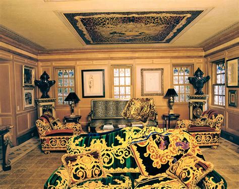 when did versace buy his mansion|inside gianni versace house.